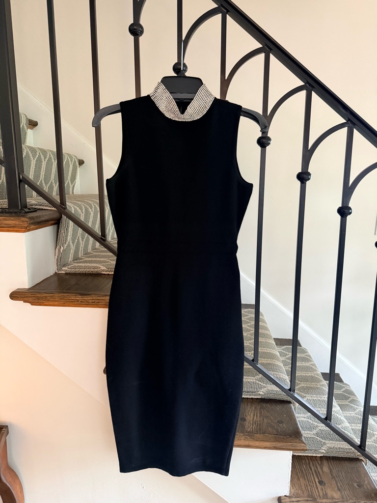 The Ultimate Lbd With Crystal Embellished Collar  Brand Milly